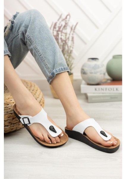 Kadın Parmak Arası Terlik Rahat Taban Plaj Havuz Kumsal Günlük Terlik