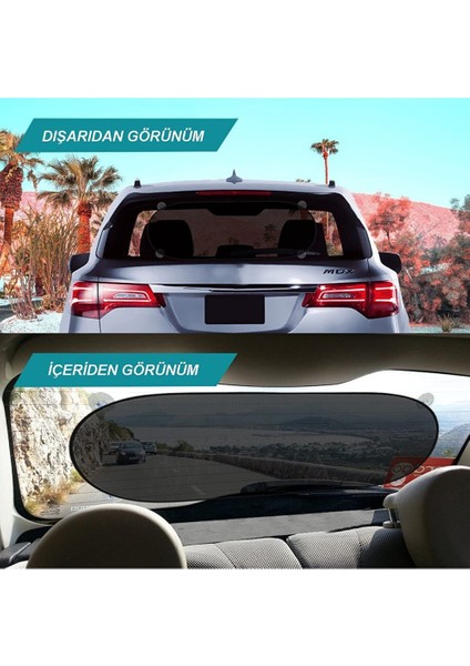 Araç Arka Cam Vantuzlu Güneşlik Perde Araba Oto Araç Perdesi (100X50CM) fiyatları