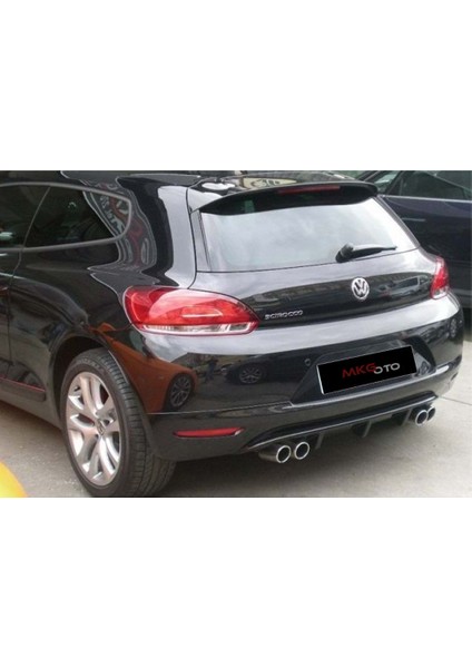 Vw Scirocco Mk3 Sport Difüzör Sağ Sol Çift Çıkış Piano Black 2008 - 2013 fiyatları
