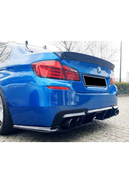 Bmw F10 Vorstainer 3 Parça Difüzör Piano Black Sağ Sol Çift Çıkış 2010 - 2017 5 Serisi modelleri