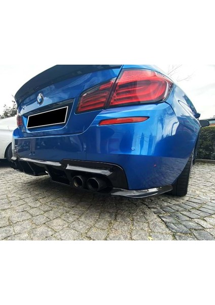 Bmw F10 Vorstainer 3 Parça Difüzör Piano Black Sağ Sol Çift Çıkış 2010 - 2017 5 Serisi fırsatları