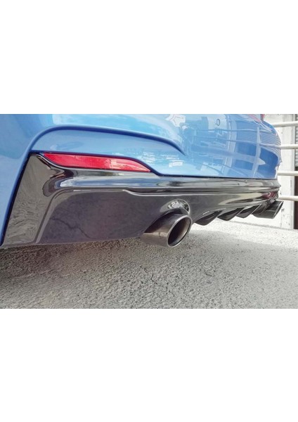 Bmw F22 2 Serisi M Technic Difüzör Mat Siyah 2013+ Sağ Sol Tek Çıkış modelleri