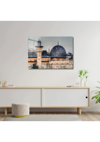 Artofwalldesign ''mescidi Aksa Duvar Sanatı'' Cam Tablo Uv