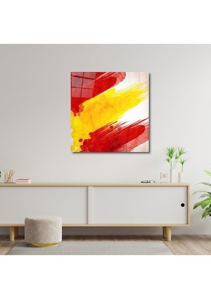 Artofwalldesign ''ispanyol Bayrağı'' Cam Tablo Uv
