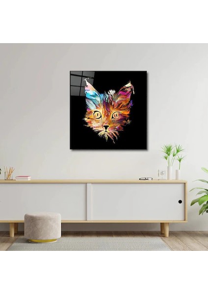 Artofwalldesign ''sevimli Kitty'' Cam Tablo Uv