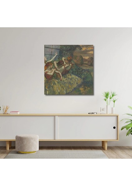 Artofwalldesign ''dört Dansçı'' Cam Tablo Uv