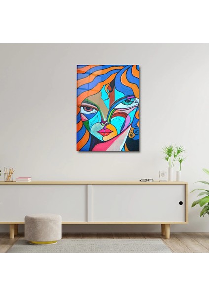 Artofwalldesign ''güzel Zarif Kadın'' Cam Tablo Uv