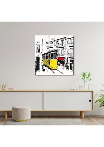 Artofwalldesign ''halk Tramvayı'' Cam Tablo Uv