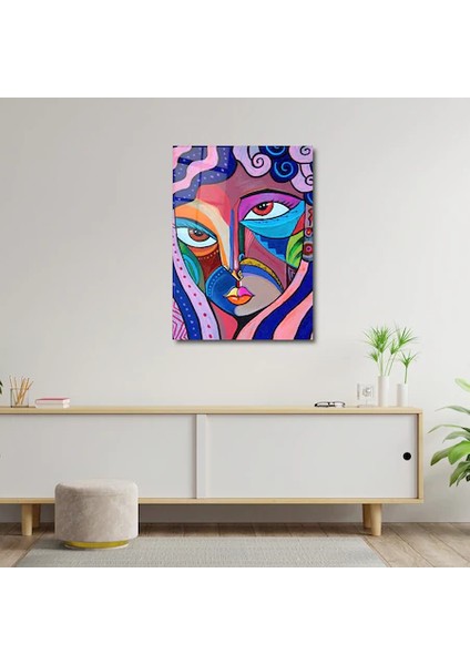 Artofwalldesign ''portre Yüz'' Cam Tablo Uv