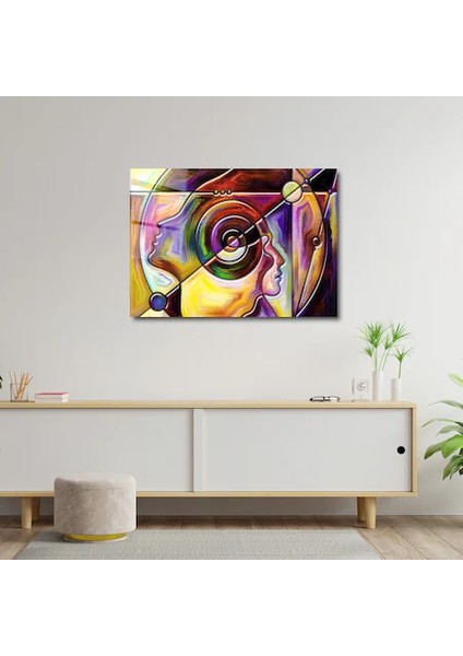 Artofwalldesign ''düşünce'' Cam Tablo Uv