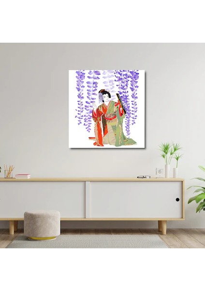 Artofwalldesign ''wisteria Maiden'' Cam Tablo Uv