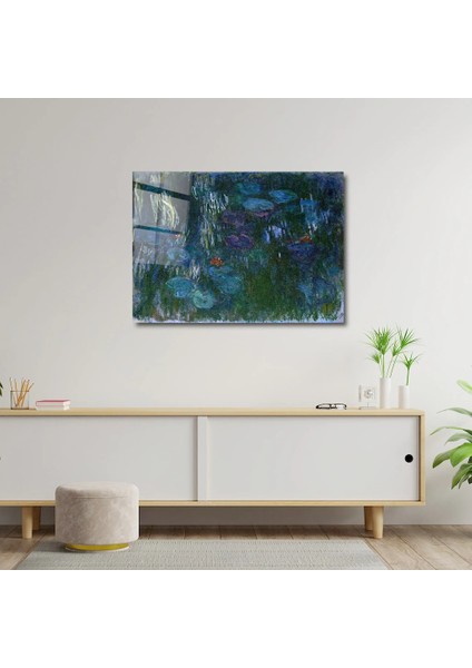 Artofwalldesign ''nilüferler 1916'' Cam Tablo Uv