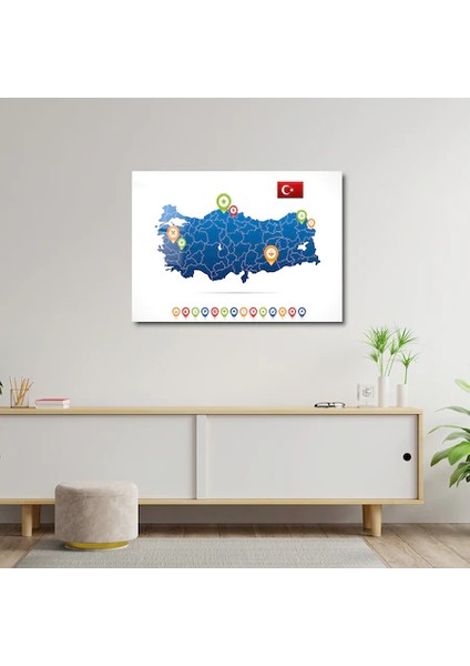 Artofwalldesign ''navigasyon Simgeleri'' Cam Tablo Uv