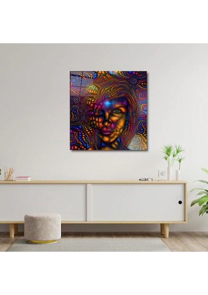 Artofwalldesign ''güzel Kız'' Cam Tablo Uv