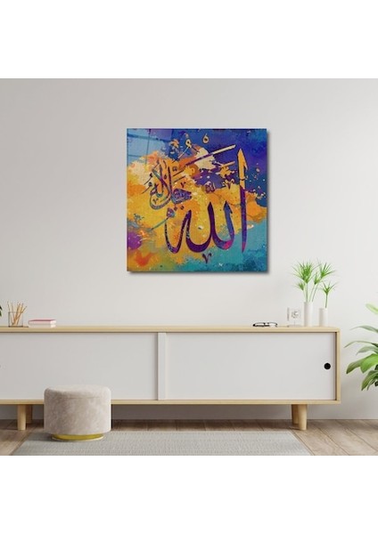 Artofwalldesign ''arap Kaligrafisi Duvar Dekoru'' Cam Tablo Uv