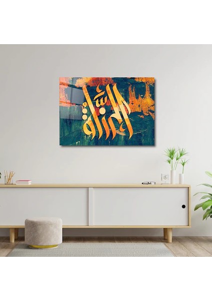 Artofwalldesign ''arapça Kaligrafi'' Cam Tablo Uv