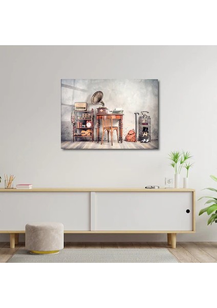 Artofwalldesign ''retro Radyo'' Cam Tablo Uv