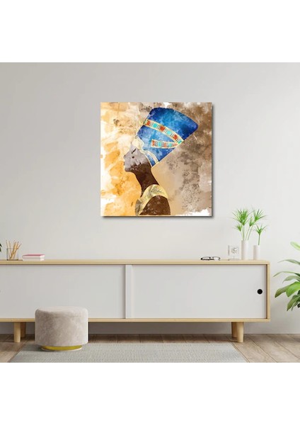Artofwalldesign ''kraliçe Nefertiti '' Cam Tablo Uv