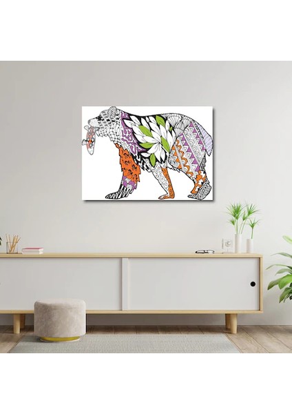 Artofwalldesign ''muhteşem Hayvan'' Cam Tablo Uv