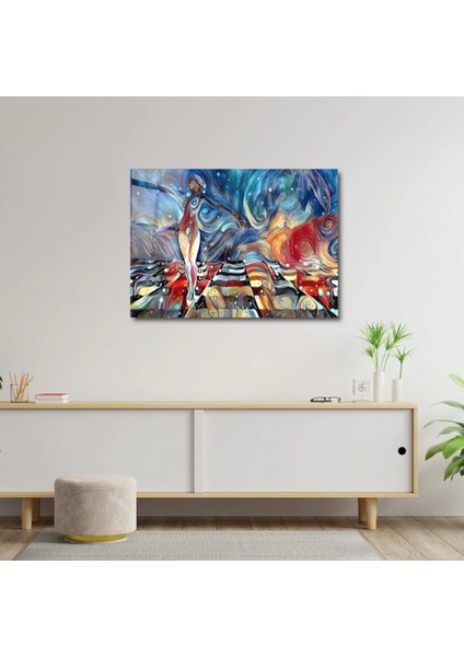 Artofwalldesign ''zarif Kadın'' Cam Tablo Uv