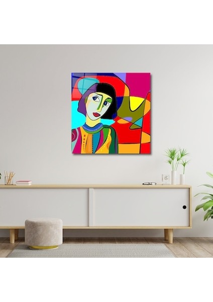 Artofwalldesign ''esmer Kadın'' Cam Tablo Uv