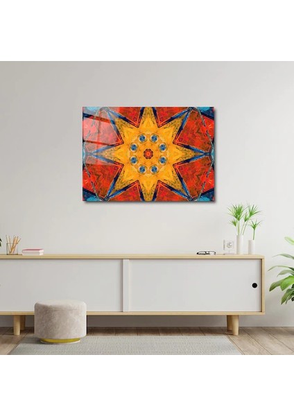 Artofwalldesign ''geometrik Şekil'' Cam Tablo Uv