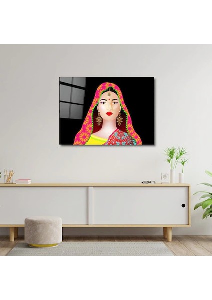 Artofwalldesign ''hintli Kadın'' Cam Tablo Uv
