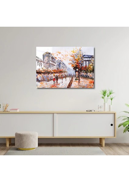 Artofwalldesign ''paris Sokakları'' Cam Tablo Uv