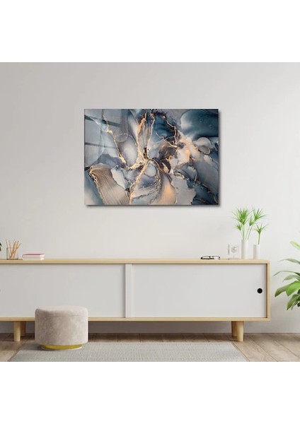 Artofwalldesign ''akışkan Soyut'' Cam Tablo Uv