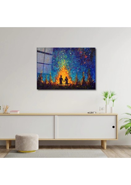 Artofwalldesign ''çift Aşk'' Cam Tablo Uv