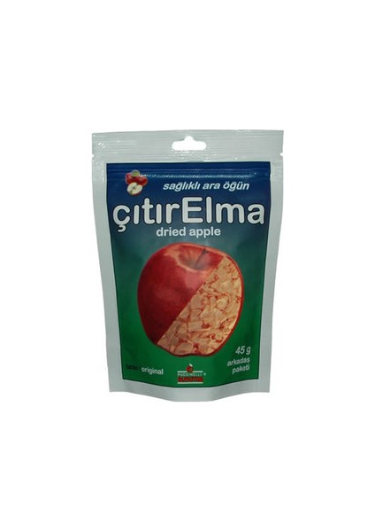 Elmataş Çıtır Elma Kurusu 45 gr Slıce