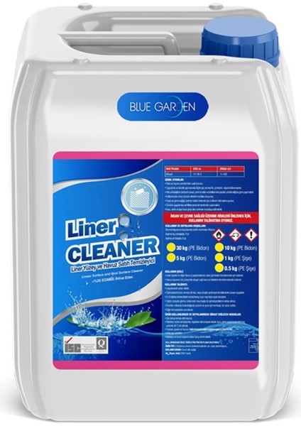 Havuz Içi Kaplama Liner Ve Sert Yüzey Temizleyici Liner Cleaner 30 Kg