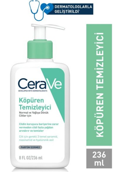 Fomaning Cleanser Seramid Içerikli Normal & Yağlıya Dönük Ciltler Için 236 M