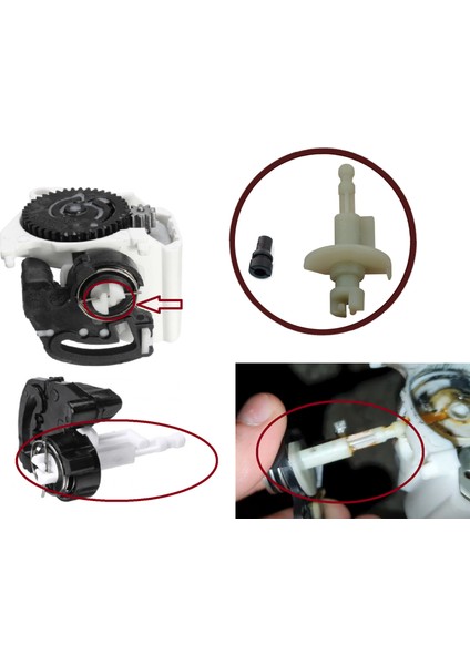 BDP127 Renault Clio 2 Megane Scenic 1 Twingo 1 İçin Bagaj Merkezi Kilit Solenoid Tamir Braket Klips Plastiği 8200060917