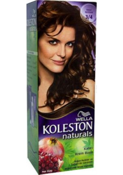 Koleston Naturals Boya 3/4 Koyu Kestane