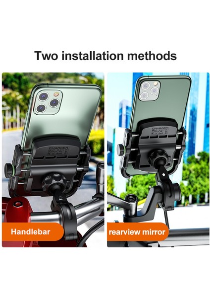 M8 Motosiklet USB Li Telefon Tutucu indirimleri