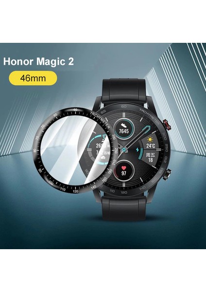 Honor Magic Watch 2 46MM Ekran Koruyucu 3D Kavisli Full Kaplama Pmma