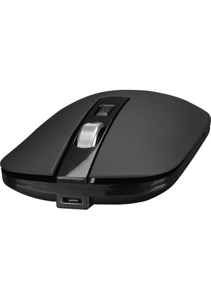 SM-W71 2.4GHz Siyah 4d Şarjlı Kablosuz Mouse Wireless Mouse