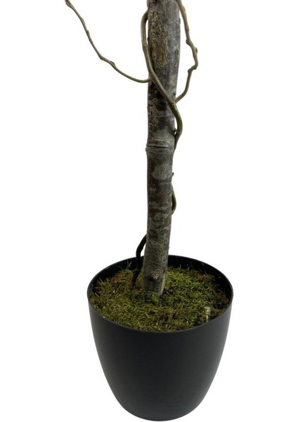 Yapay Ağaç Bahardalı Ağacı Sarı Japon Kiraz Çiçeği Sakura Çiçeği 127X70 cm Siyah Plastik Saksılı modelleri