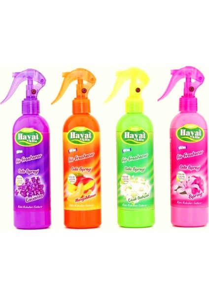 Air Freshener Oda ve Oto Spreyi Spring 350 Ml- 4 Lü