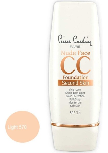 cc Krem Nude Face cc Cream SPF15 - Light 570 12196