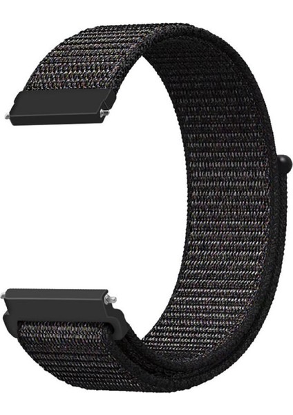 Haylou Rs3 LS04 Akıllı Saat Uyumlu Spor Kumaş Desenli Cırt Cırtlı Kordon Kayış