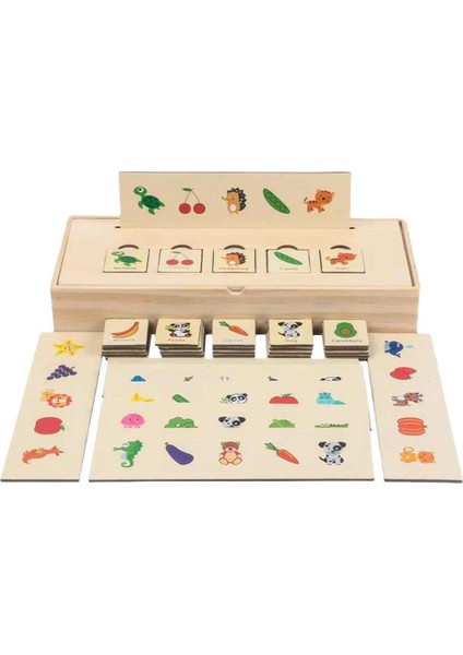 Ahşap Montessori Eğitici Oyuncak (Yurt Dışından)