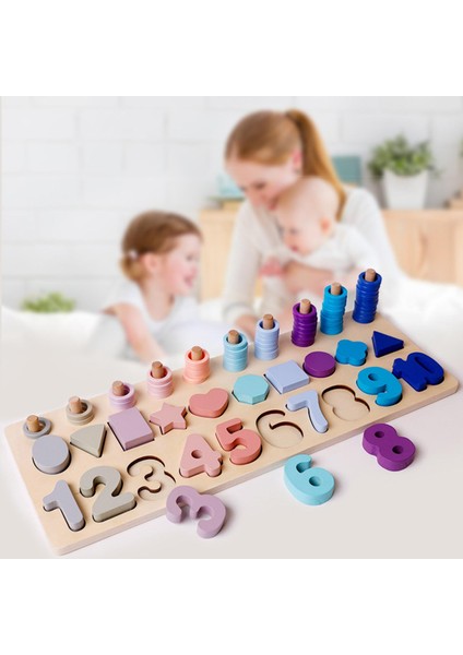 Ahşap Montessori Eğitici Oyuncak (Yurt Dışından)