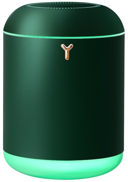 Ev Sessiz Büyük Kapasiteli Nemlendirici Ofis USB Aromaterapi Püskürtücü (Am-J1 Yeşil) (Yurt Dışından)