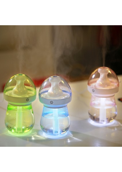 240 ml Süt Biberon Şekli Aromaterapi Hava Arıtma Nemlendirici LED Işık ile Ev / Ofis / Araba (Mavi) (Yurt Dışından) modelleri