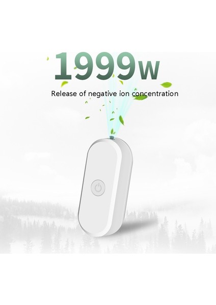 EP206 Asılı Boyun Negatif Iyon Kolye Hava Temizleyici (Beyaz) (Yurt Dışından) modelleri