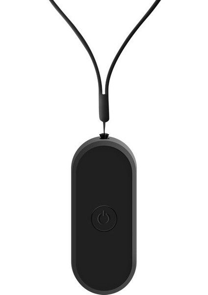 EP206 Asılı Boyun Negatif Iyon Kolye Hava Temizleyici (Siyah) (Yurt Dışından)