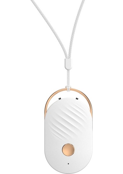 DQ503 Boyun Anyon Arıtma Kaza Kazanması Aldehit Temizleme Kablosuz Taşınabilir Hava Arıtma (Beyaz) (Yurt Dışından)