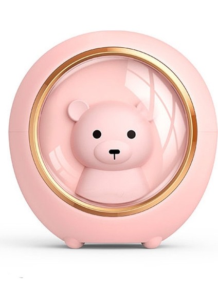 K15 Sevimli Pet USB Nemlendirici Ev Dilsiz Renkli Gece Lambası Nemlendirici (Pembe) (Yurt Dışından)